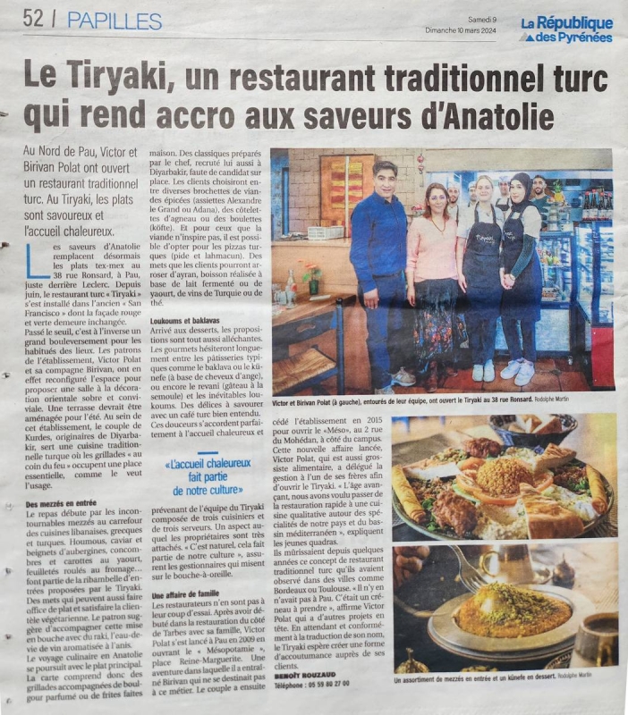 Le restaurant - Tiryaki - Pau - meilleur restaurant pau