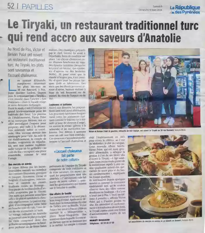 Le restaurant - Tiryaki - Pau - Restaurant grillade au feu de bois